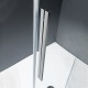 Καμπίνα Ντουζιέρας Ευθύγραμμη Devon Flow Slider 1 και 1 107-111 x 220 cm Χρωμέ